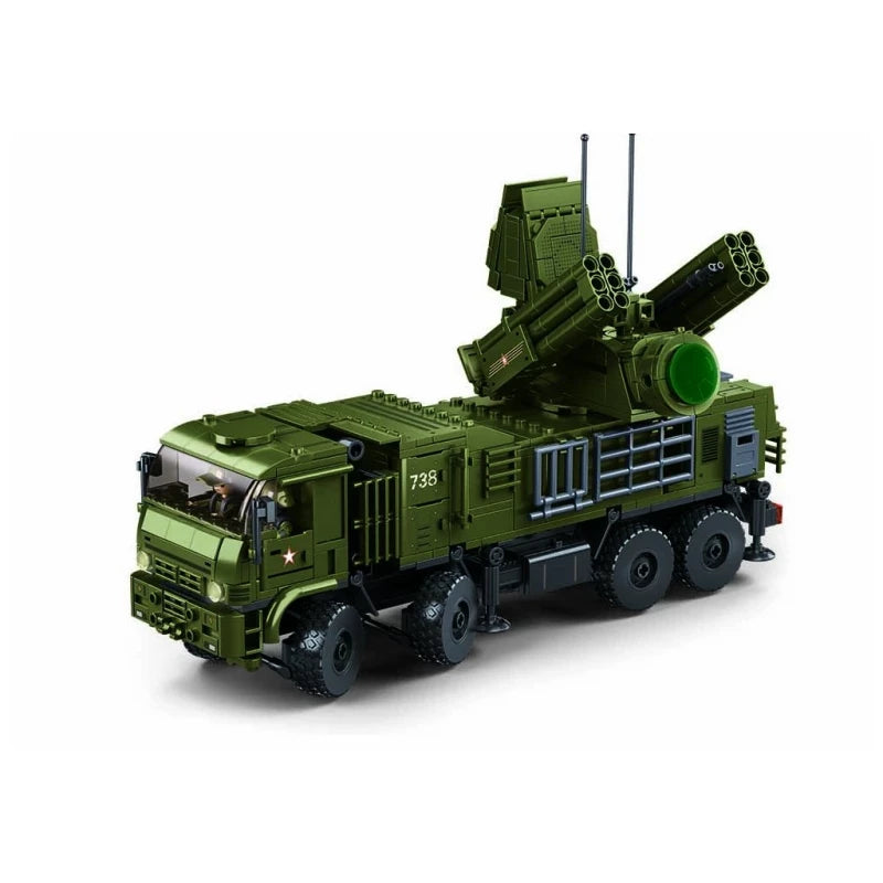 Sluban Modelbricks Pantsir S1S Military Army Building Block Set 669 Pieces