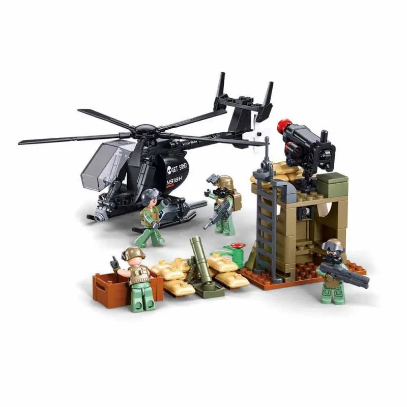 Sluban Army Joint Assault A Building Block Set Military Model 744 Pieces