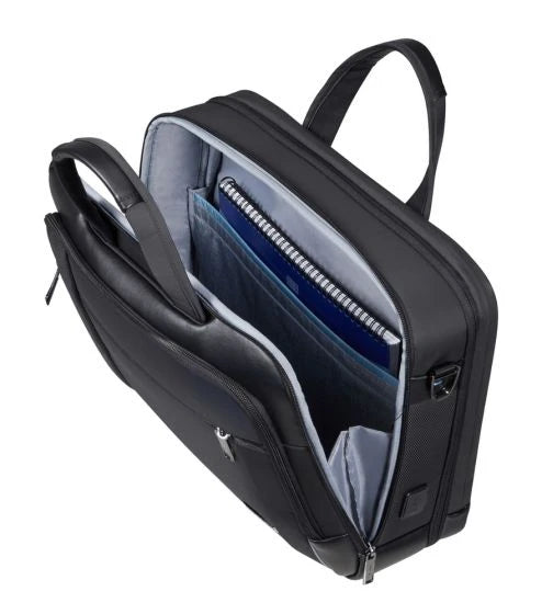 Samsonite Spectrolite 3.0 15.6-Inch Laptop Briefcase Black, Expandable 18-22L Capacity, Laptop and Tablet Compartments, Adjustable Shoulder Strap, Front Pocket, Nylon and Polyester, 42 × 32 × 13/21 cm, 1.4 kg