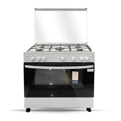 FRIGIDAIRE Gas Cooker 90cm 5 Burners – Stainless Steel