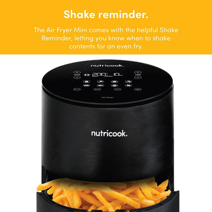 Nutricook Air Fryer Mini Black, 3.3L