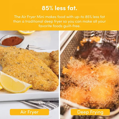 Nutricook Air Fryer Mini Black, 3.3L