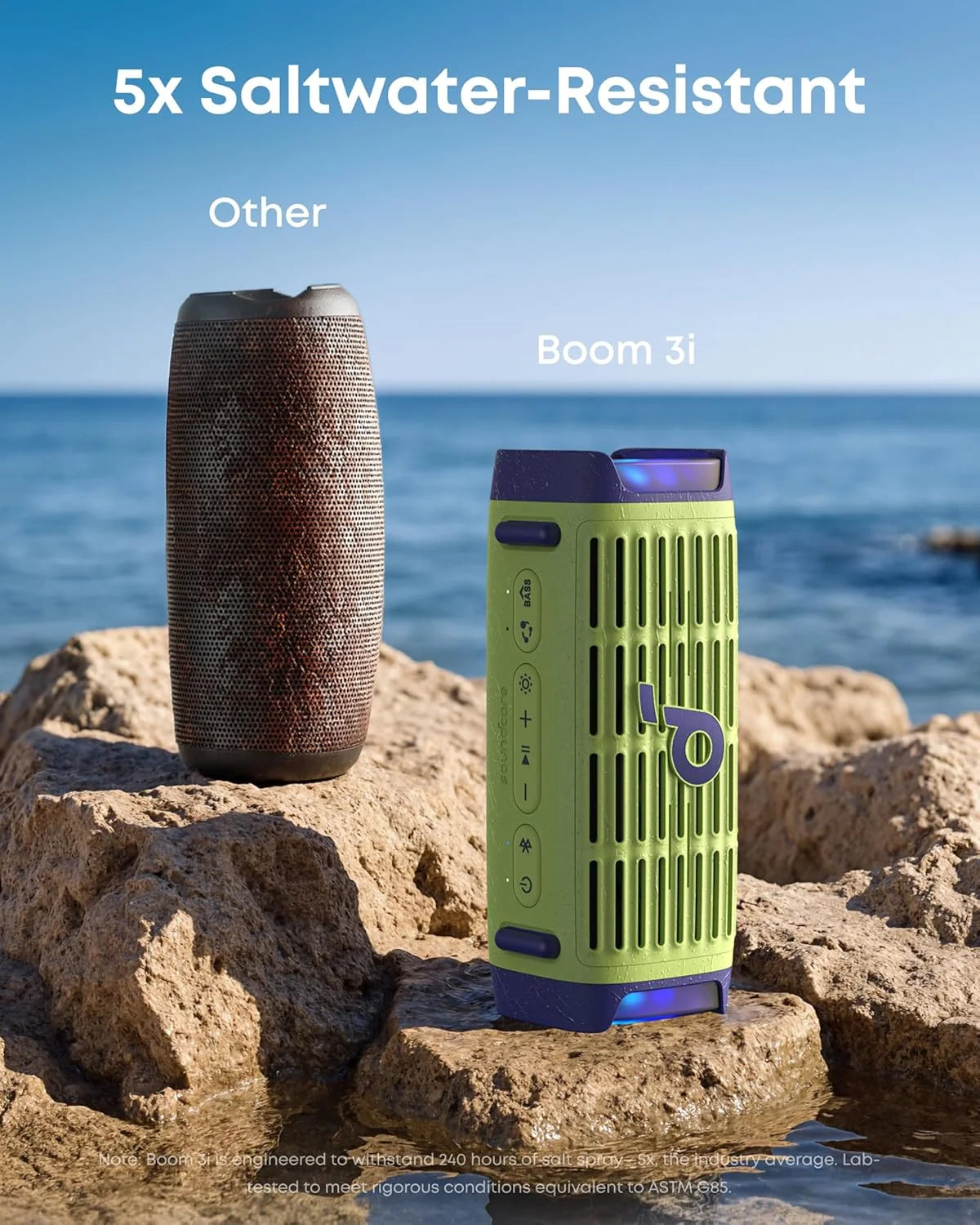 Soundcore Boom 3i by Anker Compact Outdoor Speaker IP68 Waterproof D5100060