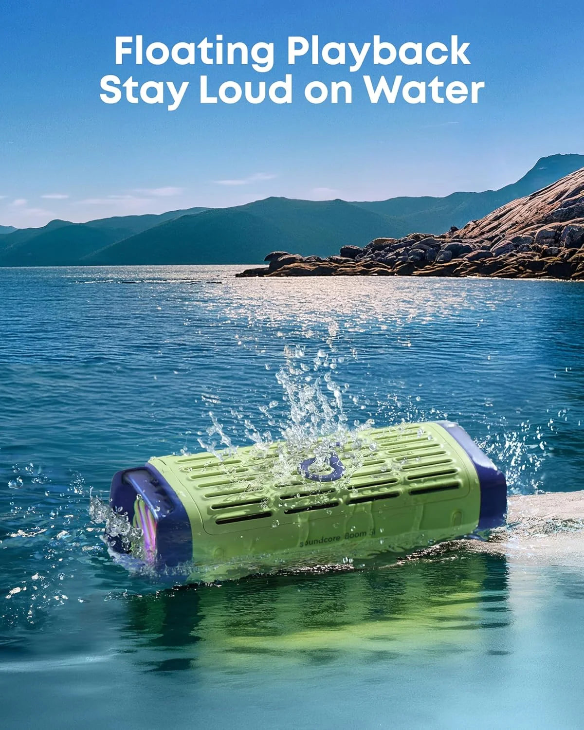 Soundcore Boom 3i by Anker Compact Outdoor Speaker IP68 Waterproof D5100060