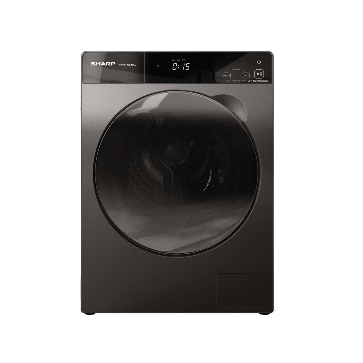 Sharp - Washing Machine 12.5Kg 15 Programs 1200 RPM A+++ ES-FP1252KJZ