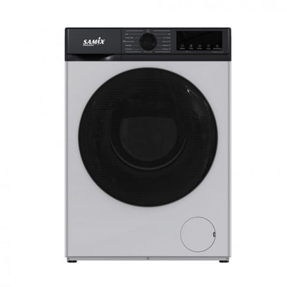 Samix fully automatic washing machine, 10 kg, silver color SNK-WM10KGS