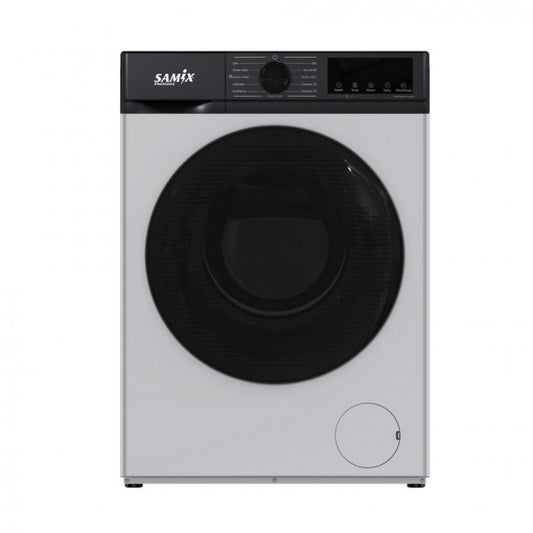 Samix fully automatic washing machine, 10 kg, silver color SNK-WM10KGS