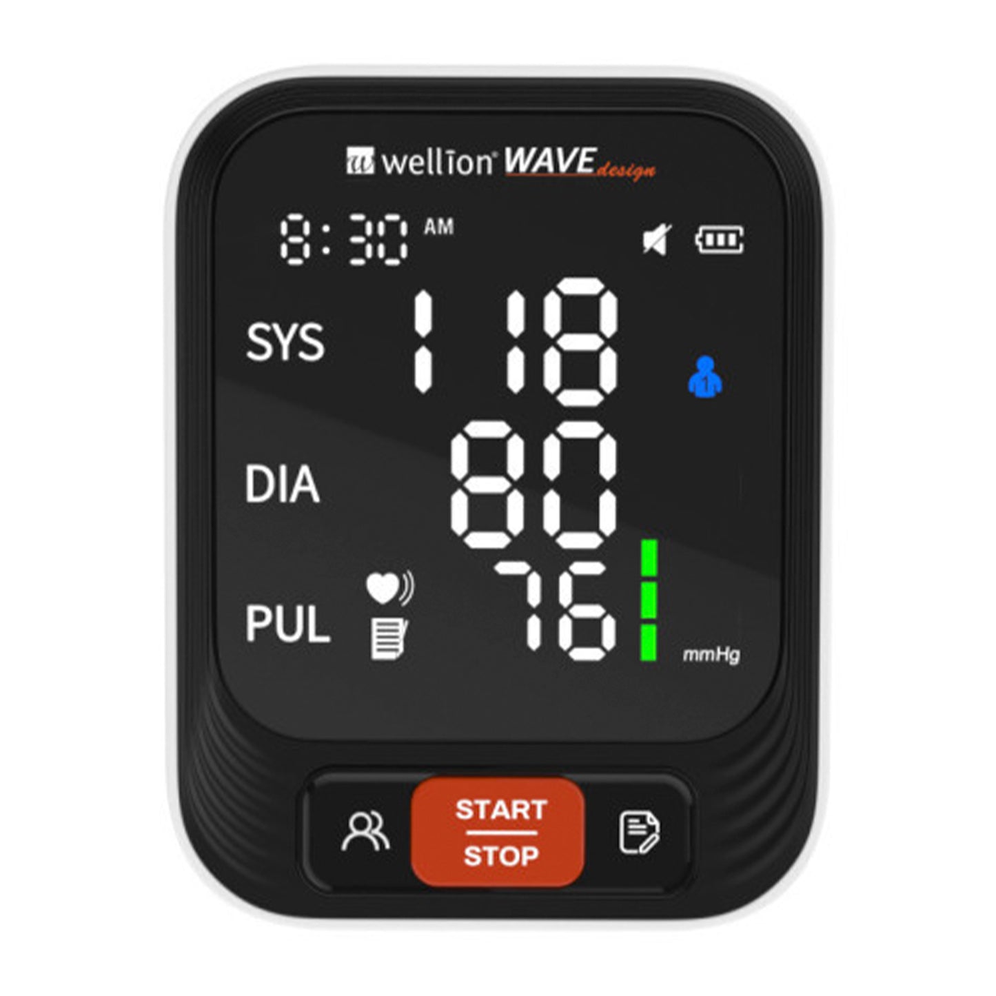 Wellion WAVE design Blood Pressure Monitor