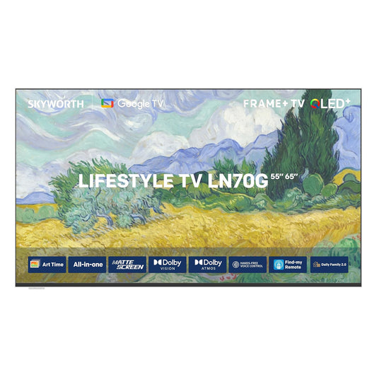 SKYWORTH 65LN70G 65-inch (165cm) 4K UHD QLED Smart Frame TV