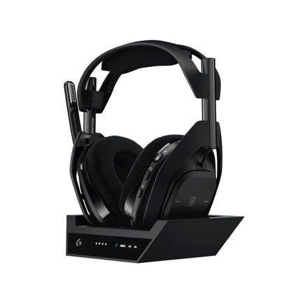 Logitech G Astro A50 X Omni-Platform Wireless Gaming Headset + Base Station for PS5, Xbox, PC: PLAYSYNC Video & Audio Switcher, HDMI 2.1 4K 120Hz VRR, <24 bit/48 kHz, 24hr Battery, 2.4GHz & BT - Black (939-002128)