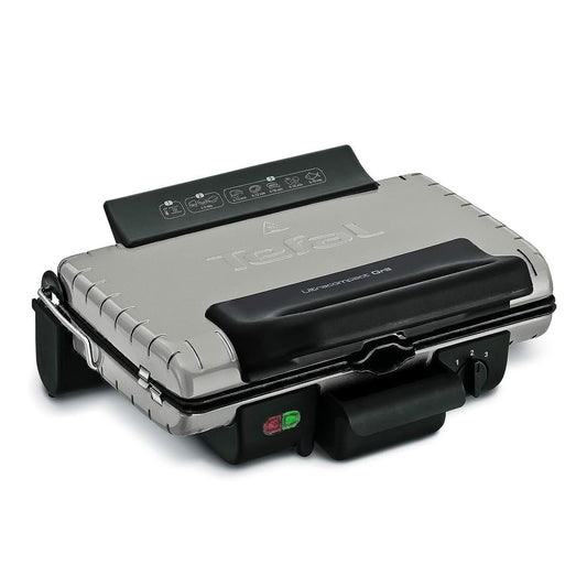 Tefal Grill, Ultra Compact Barbecue / Bbq Grill, 1700 Watts, Silver , Gc302B28"Min 1 year