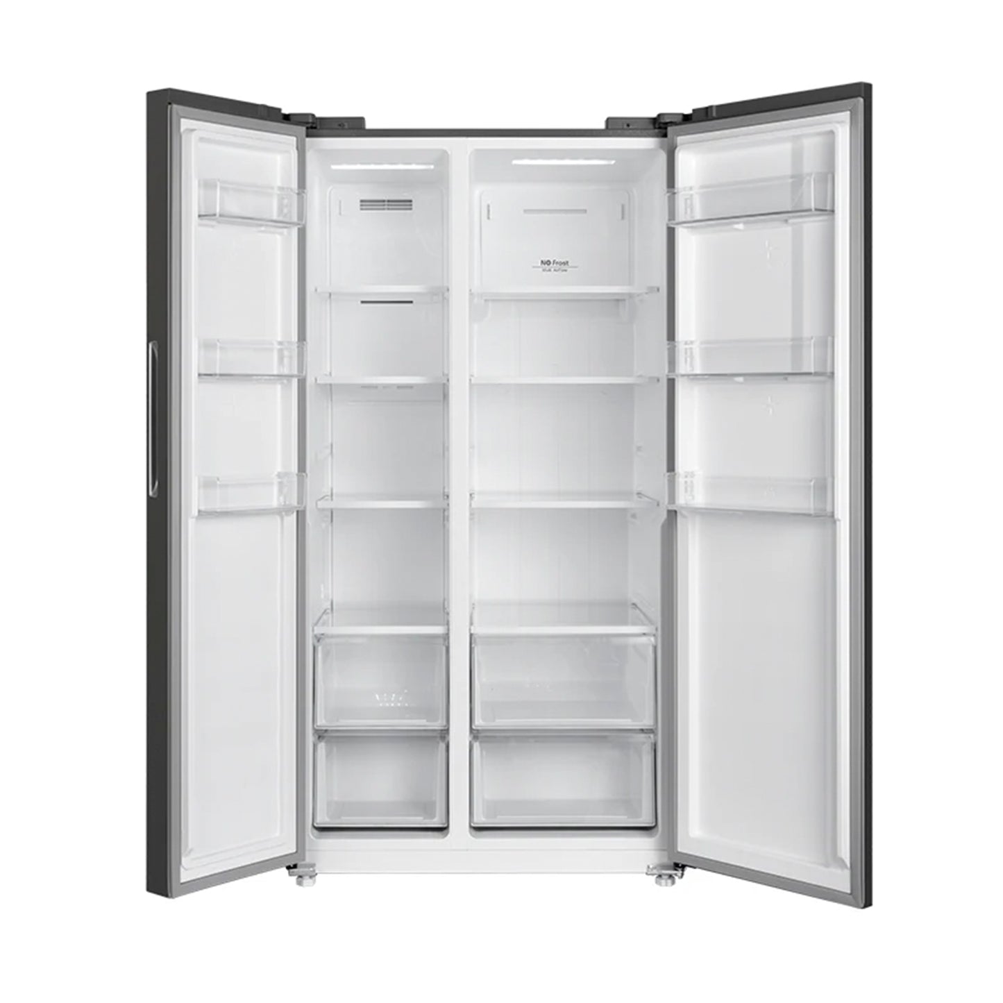 CHiQ Side by Side Refrigerator A+, 525Lit (CSS680NPDIK5)