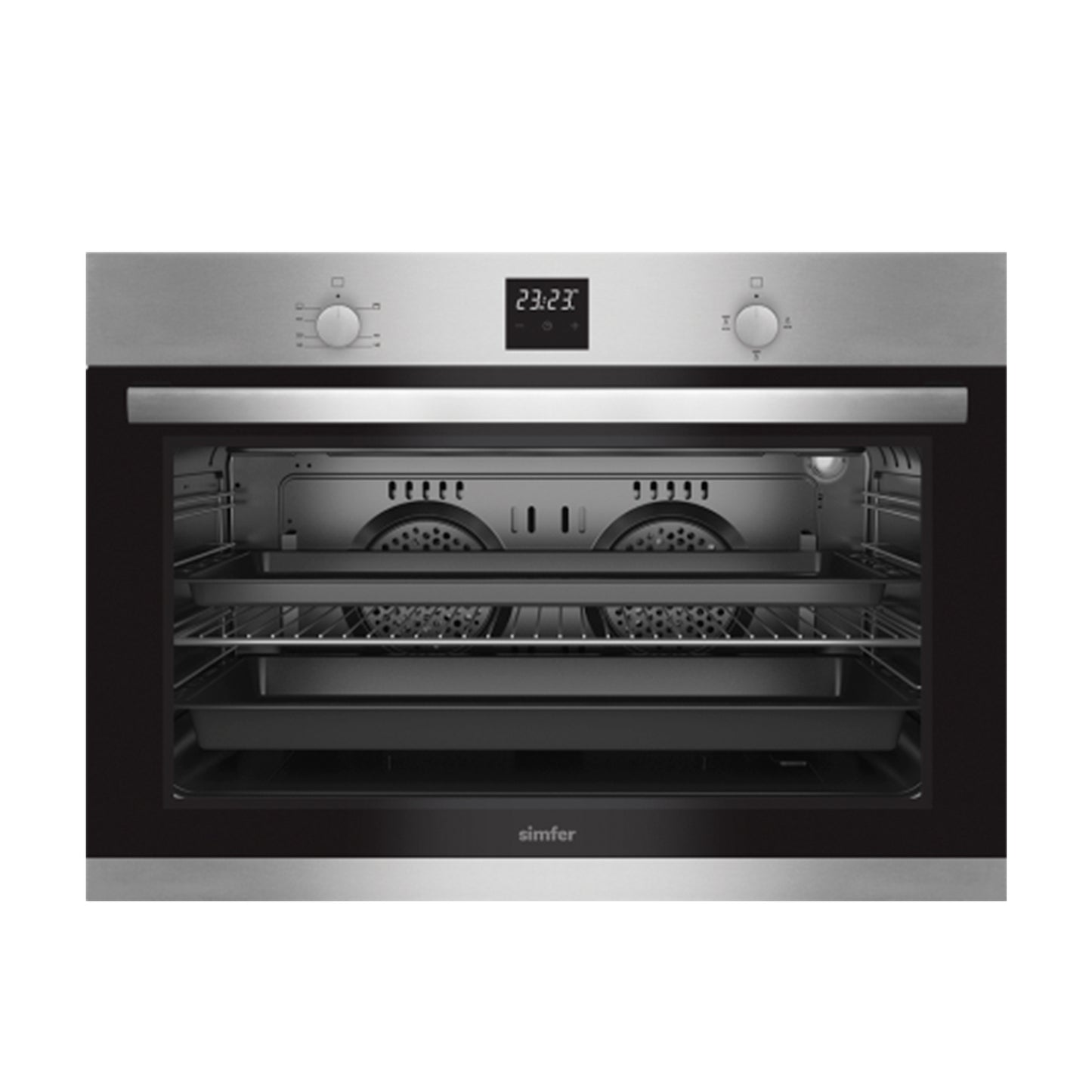 Simfer Bult in 90cm Stainless Steel 120L Oven (B 9302 SGRIM)