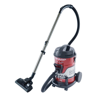 Sharp Vacuum Cleaner, 2100 watts, 21 liter, Red (EC-CA2121-Z)