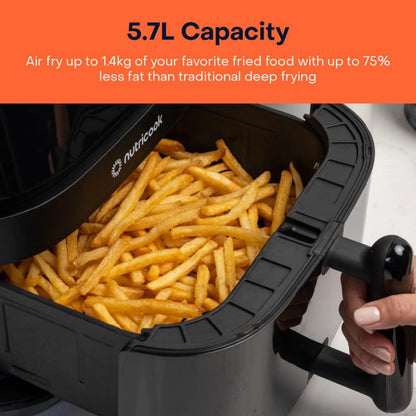 Nutricook Airfryer Vision 5.7L, 1700W, Vision with Clear Window and Internal Light