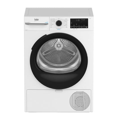 Beko Dryer 8 kg 15 Programs A+++ Inverter Heat Pump IronFinish (B5T68253MG/W)