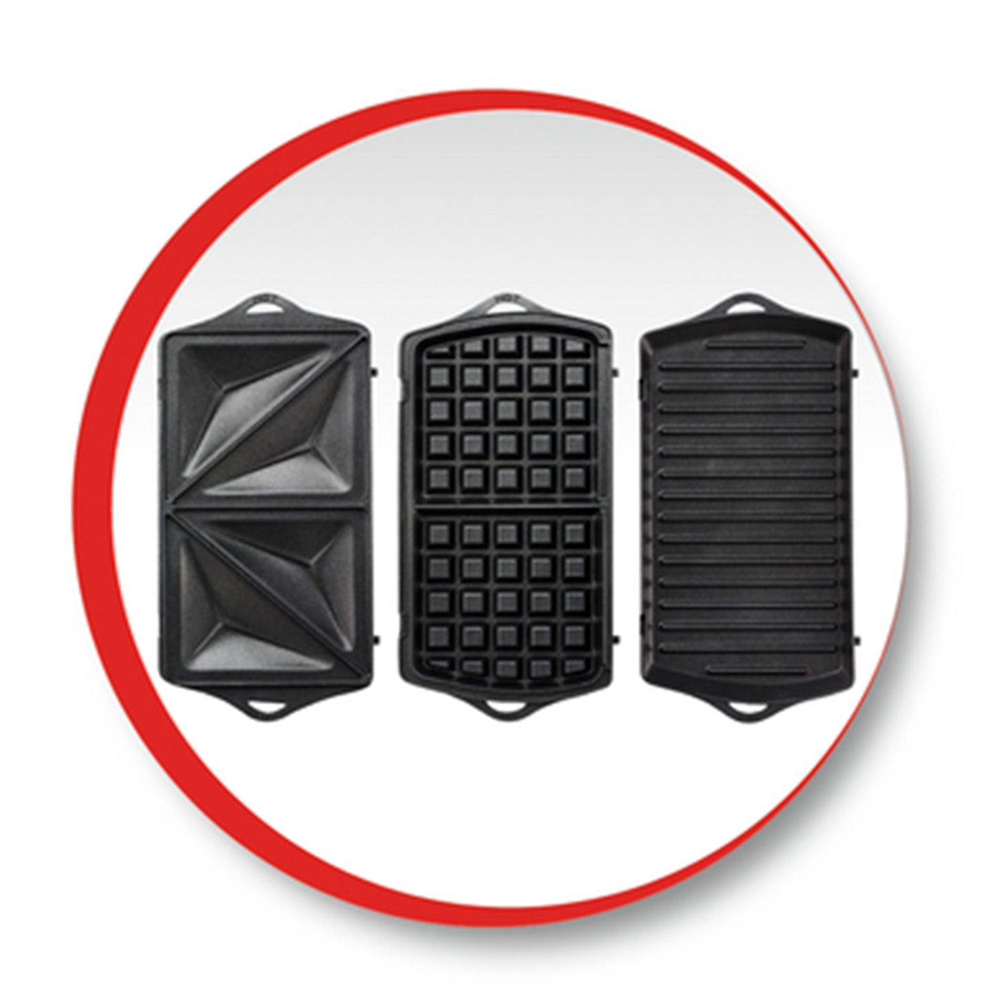 Moulinex Waffle & Sandwich Maker, 700W (SW612)