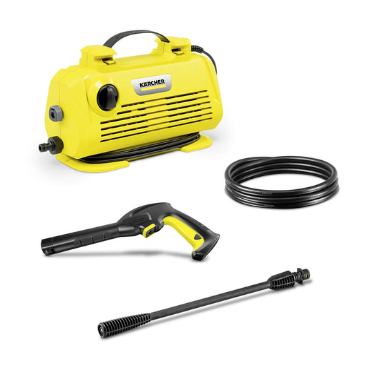 Karcher Pressure Washer 110 Bar Pressure & 360 L/h Flow Rate Compact Horizontal Design (K 2 Horizontal)