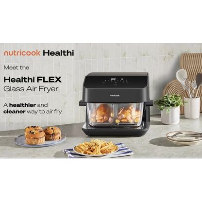 Nutricook Healthi FLEX 7.6L Glass Air Fryer, 2200W, NC-AFH510
