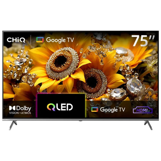 CHIQ TV 75Inch QLED UHD, Smart Google TV (U75QM10S)