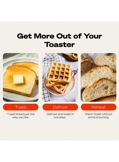 4-Slice Essentials Slim Toaster 1450 W TS240ME black