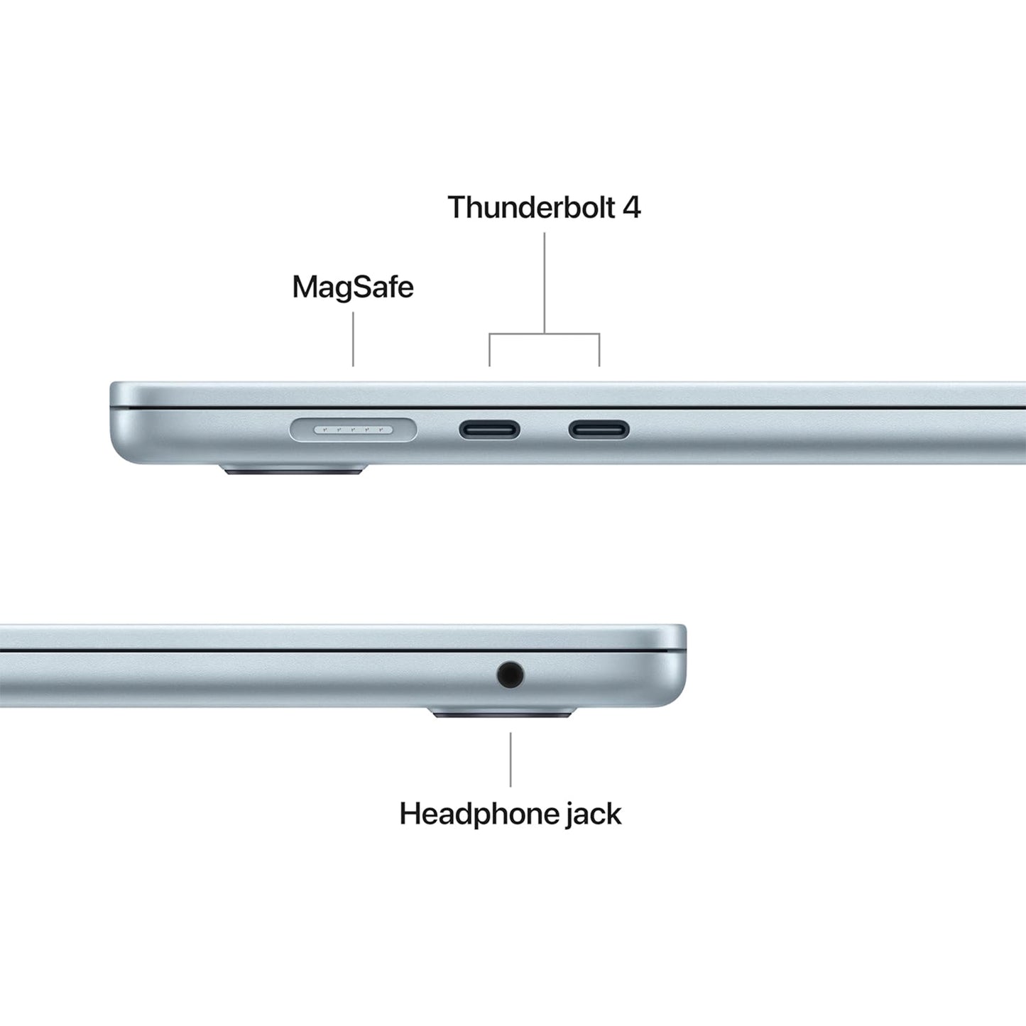 Apple NEW MacBook AIR 13 (2024) Apple M3 (512GB/16GB) 8Core CPU & 10Core GPU Retina True Tone - Silver