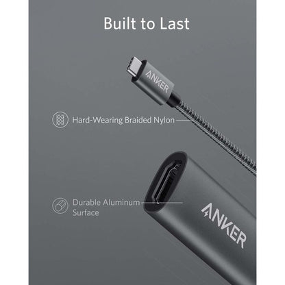 Anker USB-C To HDMI Cable, Gray, A8312HA1