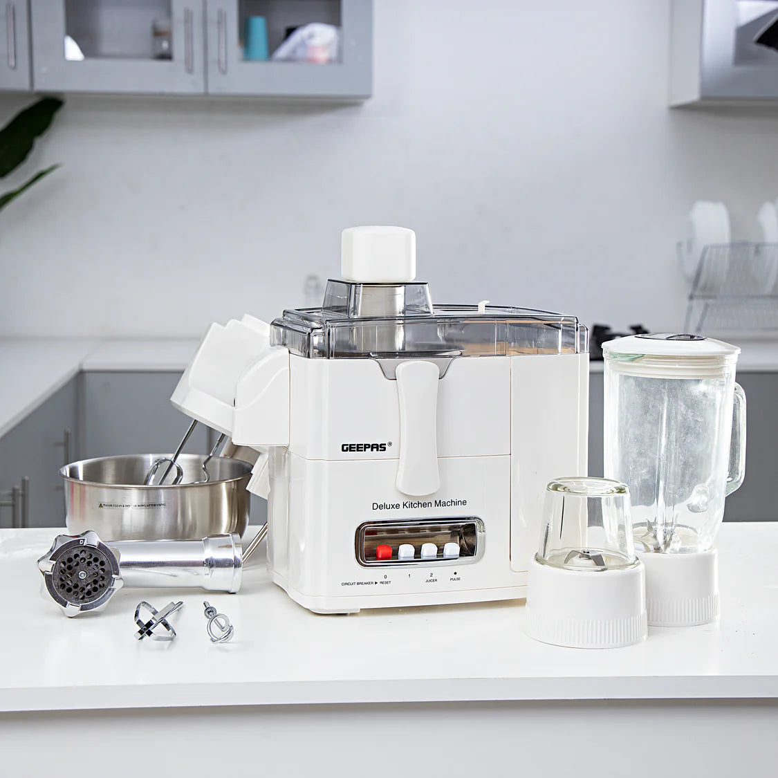 Geepas Food Processor & Juicer 1.5L 400W (GSB1650)