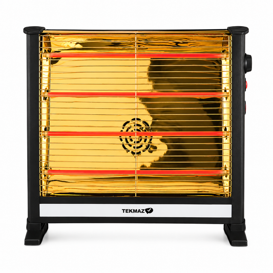 TEKMAZ Electric Heater – (2200W, Black)