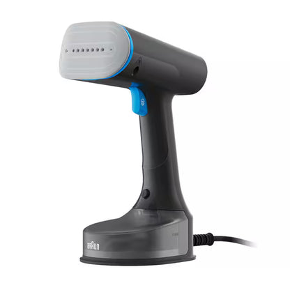 Braun QuickStyle 5, Garment Steamer, Dual Heated FreeGlide 3D Technology, Handheld Garment Steamer with FastHeating 45 Sec, Vertical Ironing, Capacity 150 ml, Cord 2.5m, 1200 Watts - GS 5031 BL - Blue