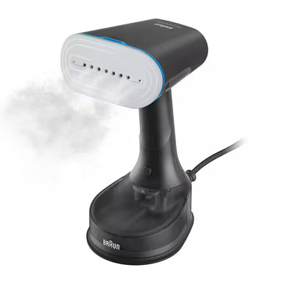 Braun QuickStyle 5, Garment Steamer, Dual Heated FreeGlide 3D Technology, Handheld Garment Steamer with FastHeating 45 Sec, Vertical Ironing, Capacity 150 ml, Cord 2.5m, 1200 Watts - GS 5031 BL - Blue