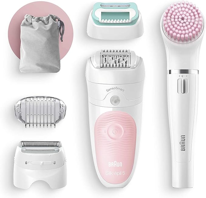 Braun Women’s Hair Removal Machine Two Heads - LEGEPIL SES5-875BS FLMG BOX MEA