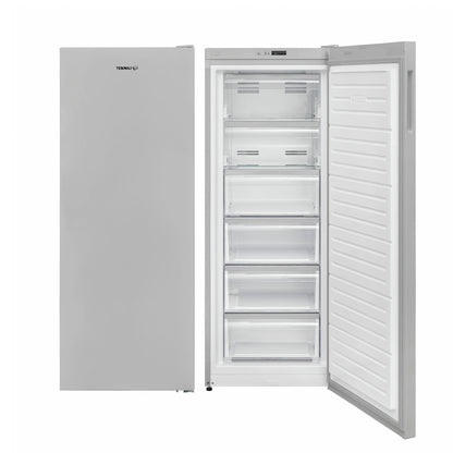 Tekmaz upright freezer, 5 drawers, 182 liters – silver