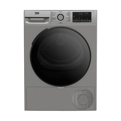 Beko Dryer 12 kg Silver Inverter Heat Pump IronFinish A++ (BM3T12NXS)