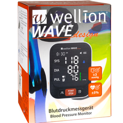 Wellion WAVE design Blood Pressure Monitor