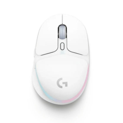 Logitech G705 Wireless Gaming Mouse, Customizable LIGHTSYNC RGB Lighting, Lightspeed Wireless, Bluetooth Connectivity, Lightweight, PC/Mac/Laptop - White Mist