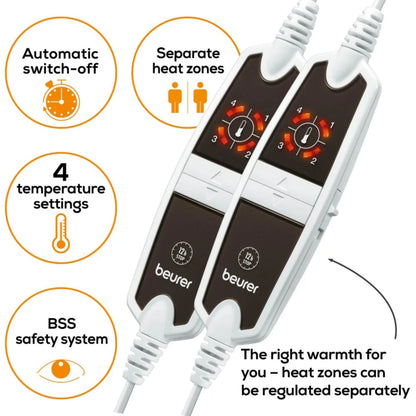 Beurer UB 56 Double Heating Blanket with Luxurious Comfort Design