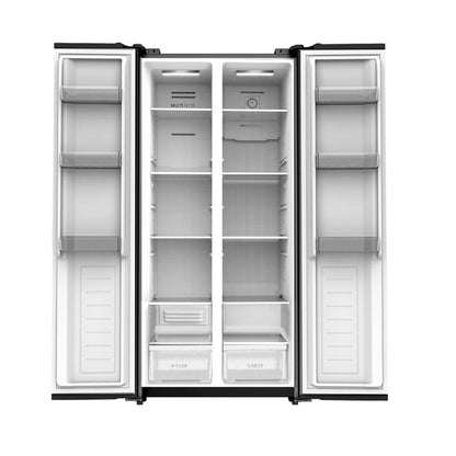 Skyworth 473L Side-by-Side Refrigerator No Frost A++ Inox (SBS-501WP)