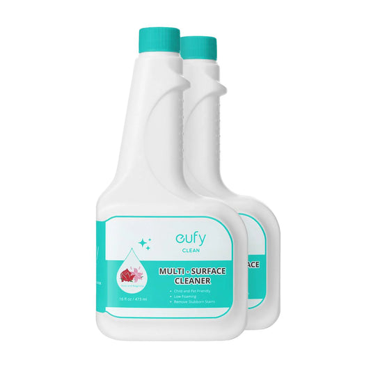 eufy RoboVac Hard Floor Cleaning Solution (2 Bottles), Compatible with X10 Pro Omni, C20 Omni, X8 Pro, X8 Pro SES, X9 Pro, G10 Hybrid