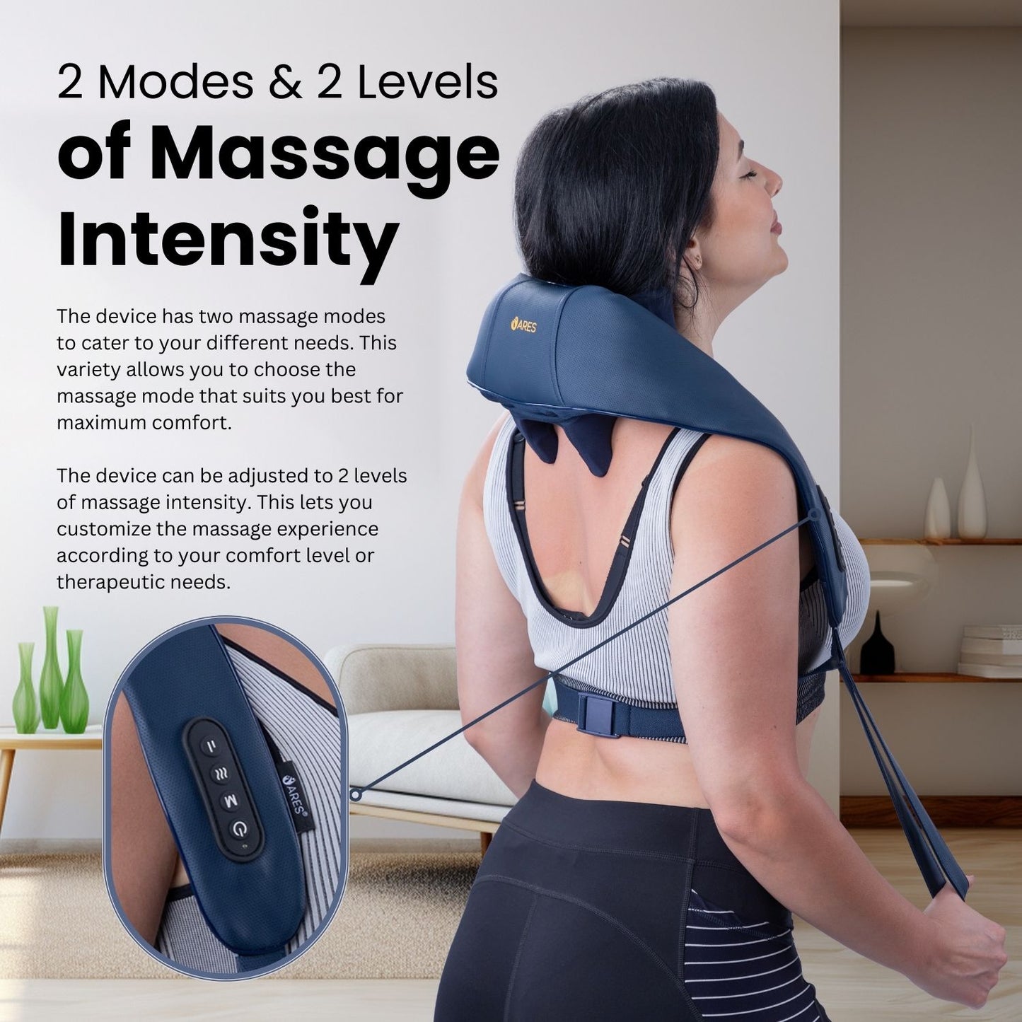 ARES uNeck- 6 Wireless Neck & Shoulders Massager