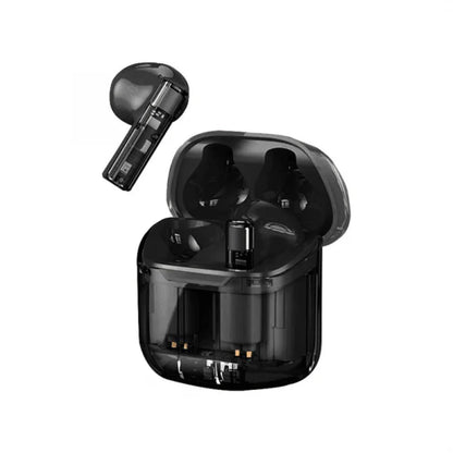 WiWU Newest Design TWS11 Ghost Appearance Wireless Bluetooth V5.3 Earbuds 6h For Music, USB Type-C Charging - Black
