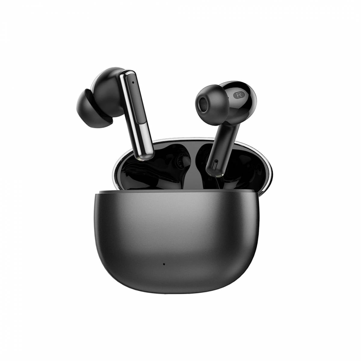 WiWU T33 ANC Pro Half In Ear 4 Mic ENC TWS, 54 Headphones, Noise Reduction IPX4 Waterproof, 40H Battery Fast Charging - Black