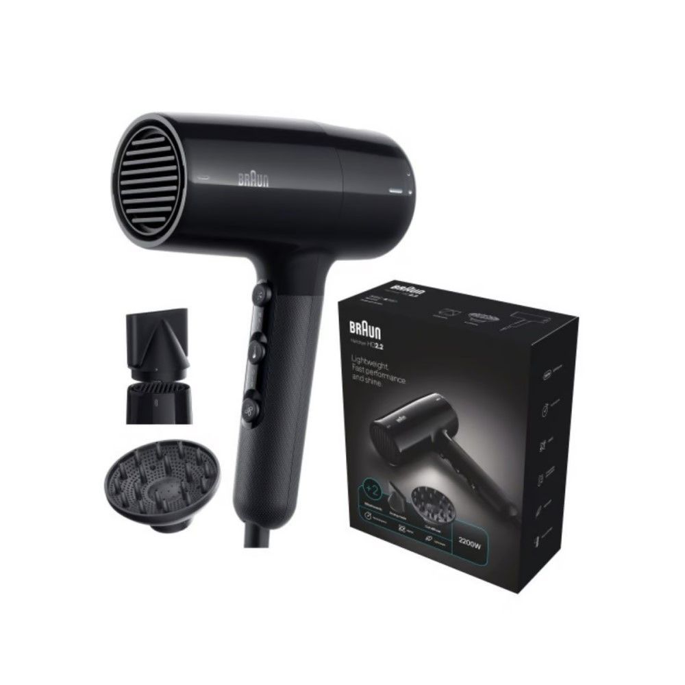 Braun Hair Dryer Hd225 Ionic Blk