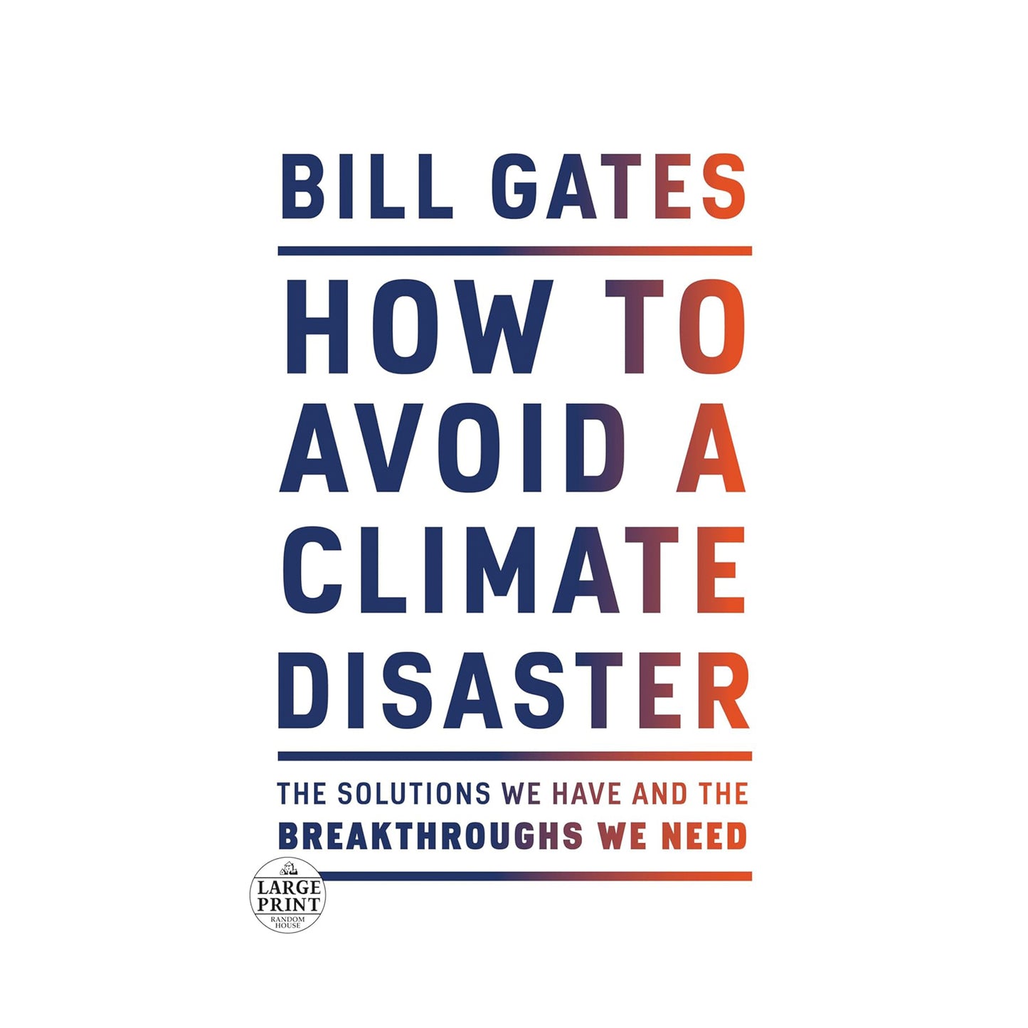 How to Avoid a Climate Disaster