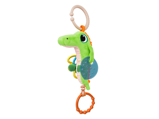 Chicco -Crocodile fabric rattle