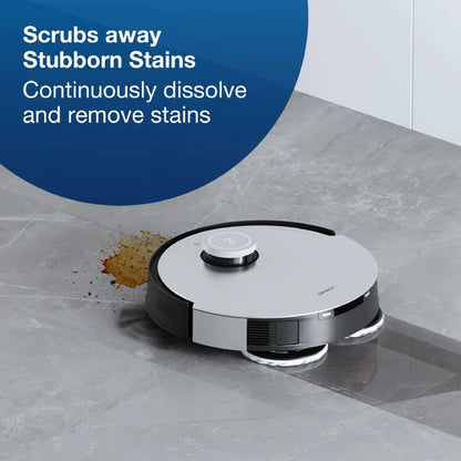 ECOVACS Grey Washable Mop Pad With Stripes - for Deebot X1 Series