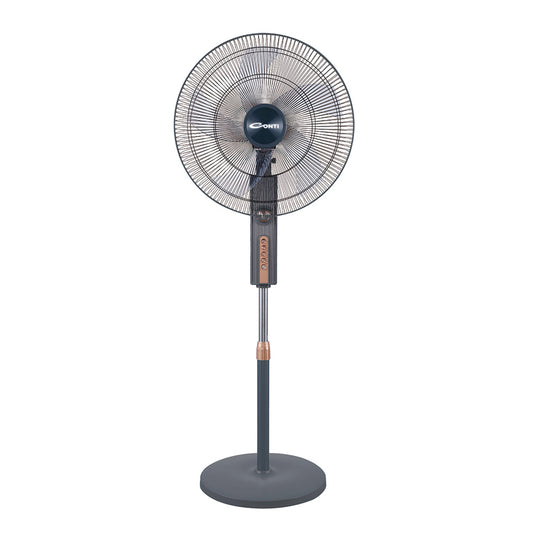Conti 18-Inch Stand Fan, 7 Blades, 75W, 4 Speeds, Remote Control, SF18003 BC R