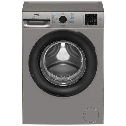 Beko Washing Machine 1200 RPM 8 kg Gray Inverter A+++(BM3WFU38200BS)