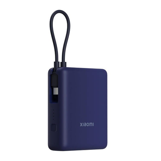 Xiaomi 33W 10000mAh Power Bank with Built-in Cable – Fast Charging, Compact (BHR9341GL)