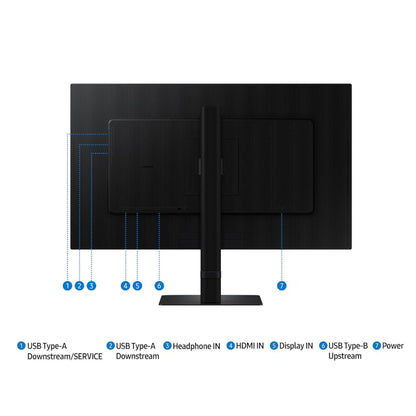 Samsung ViewFinity S6 (D606) 27" 2K QHD (2560 x 1440) Flat Business Monitor IPS, 100Hz